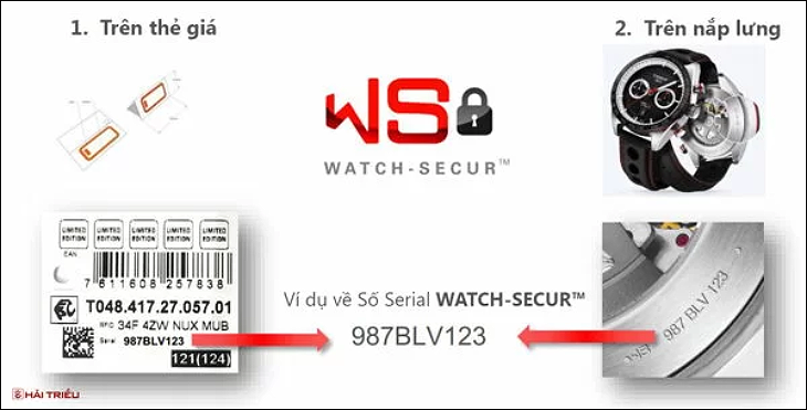 Kiểm tra số Serial của đồng hồ Tissot