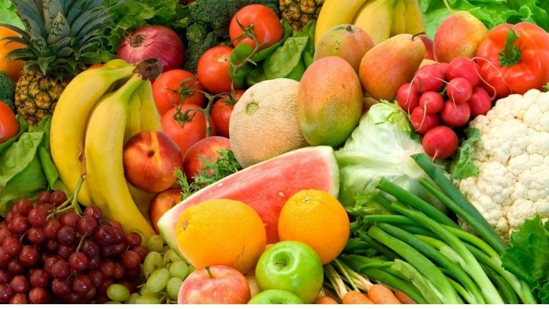 Hầu hết các loại trái cây, rau củ đều chứa flavonoid