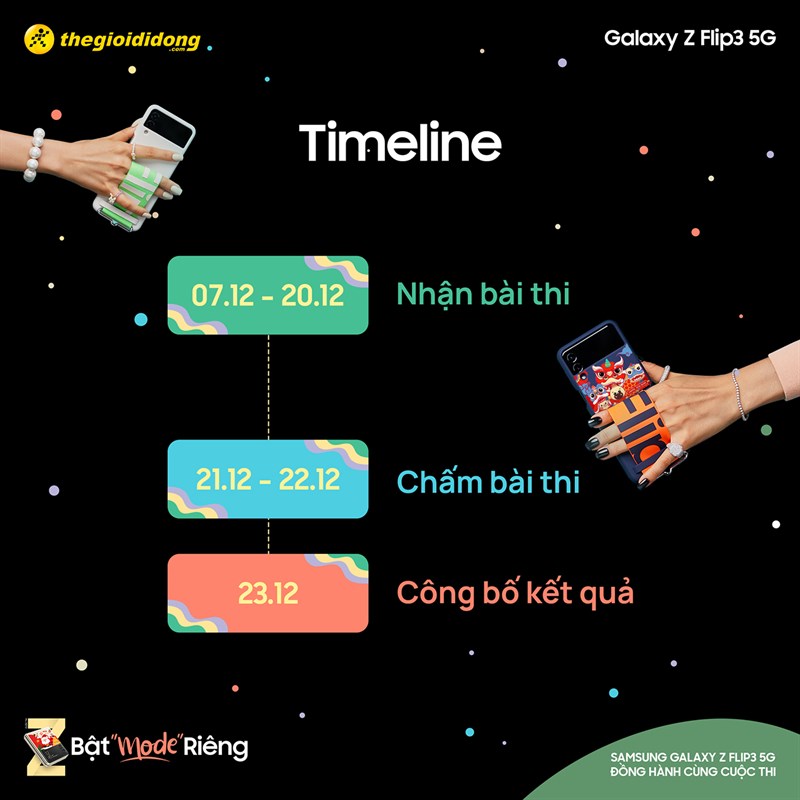 Minigame Z Bật Mode Riêng: Vẽ ốp lưng, trúng ngay Galaxy Z Flip3 5G