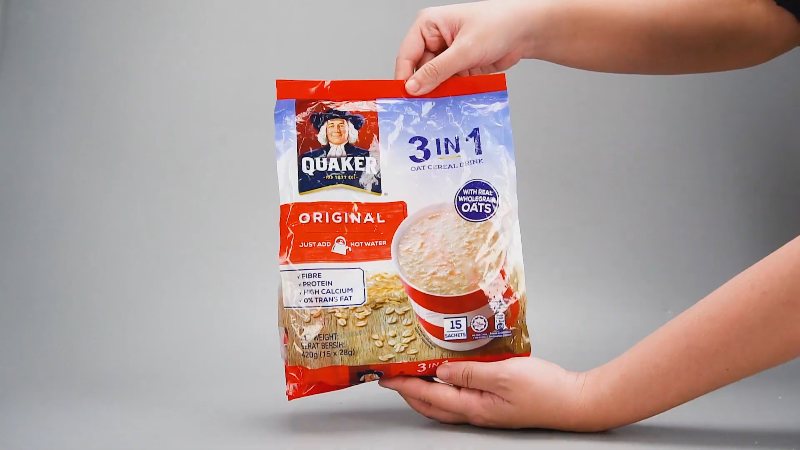 Thức uống yến mạch 3 trong 1 vị truyền thống Quaker