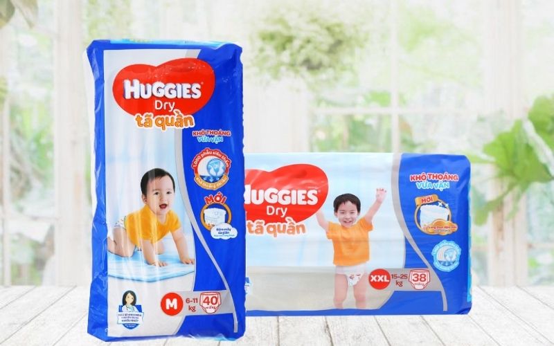 Tã quần Huggies Dry