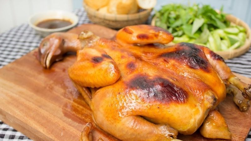 How to make crispy roasted chicken in an oil-free fryer