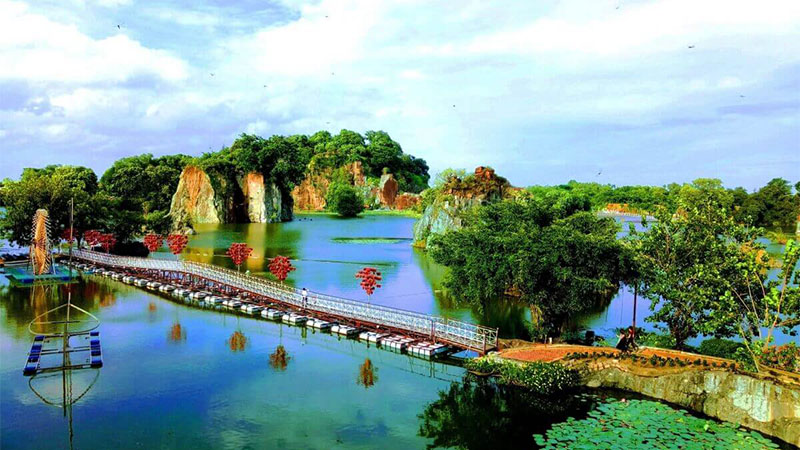 Khu du lịch Bửu Long có khung cảnh đẹp nên thơ