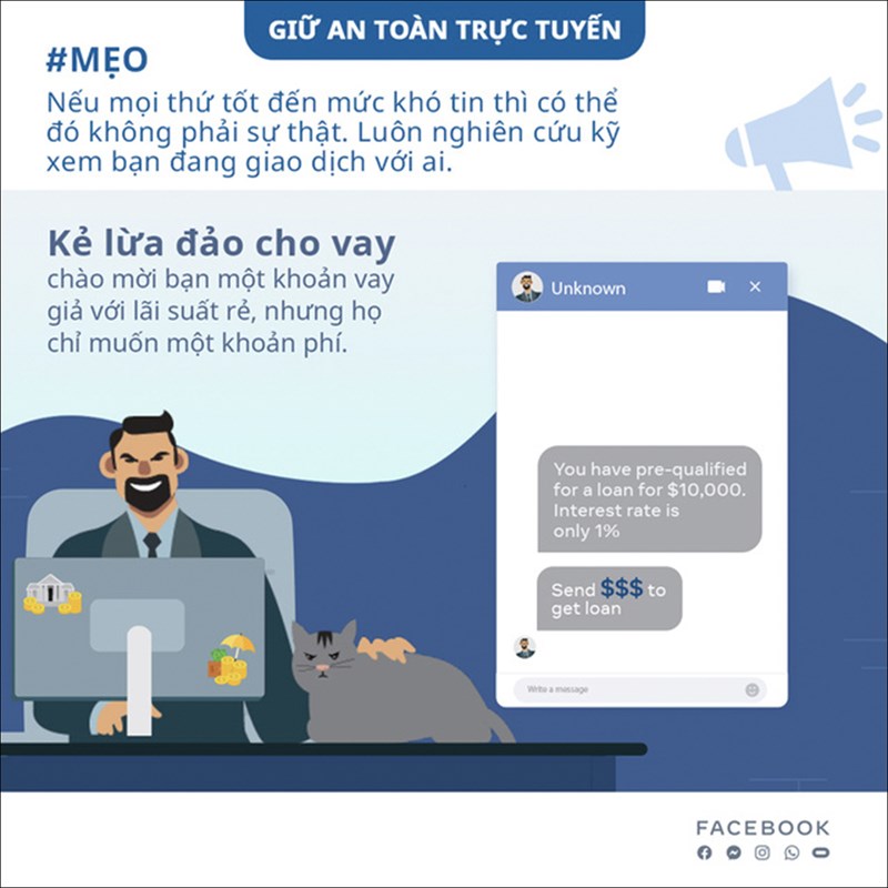 Mẹo giữ an toàn trực tuyến