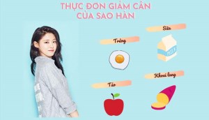 Tổng hợp 6 thực đơn giảm cân của sao Hàn mang lại hiệu quả cấp tốc