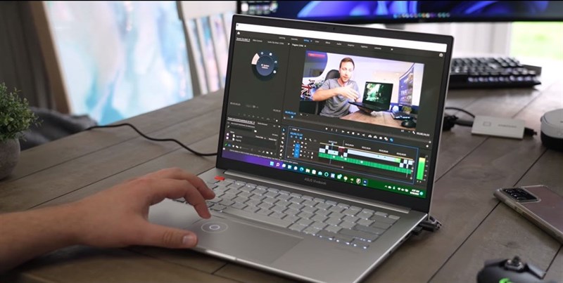 Độ sống đông của ASUS ViVoBook Pro 14X OLED khi biên tập video Độ sống đông của ASUS ViVoBook Pro 14X OLED khi biên tập video