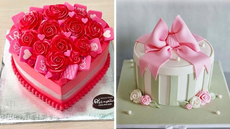 Bánh sinh nhật đẹp cho người yêu lãng mạn