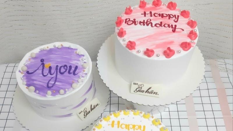 Bánh sinh nhật Hàn Quốc đẹp mắt