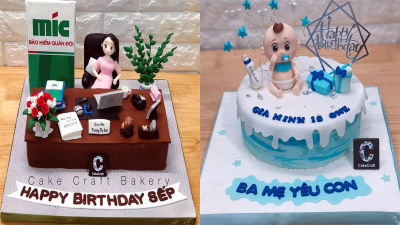 Bánh kem tại CakeCraft Bakery