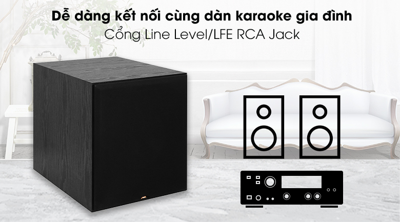 Loa siêu trầm Klipsch SUB100-BK