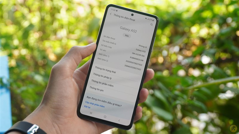 Thông số của Galaxy A52 Thông số của Galaxy A52