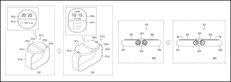 Rò rỉ bằng sáng chế đồng hồ thông minh Samsung