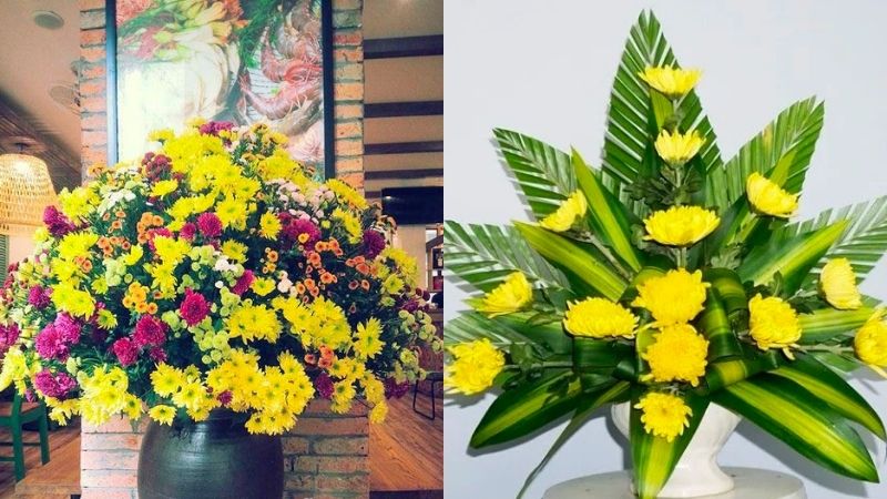 Thiết kế độc đáo của Bình hoa cúc vàng đẹp Mang đến một cái nhìn mới về hoa và sự thanh lịch
