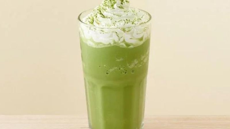 Share how to make freeze green tea at home delicious