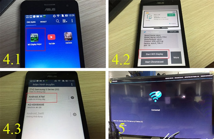 Các bước kết nối điện thoại hệ điều hành Android với Android TV Box