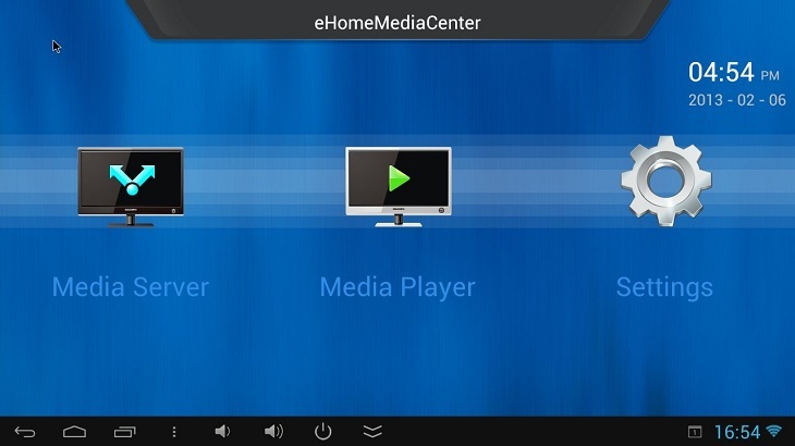 Ứng dụng eHomeMediaCenter (cho nhiều thiết bị Android TV Box)