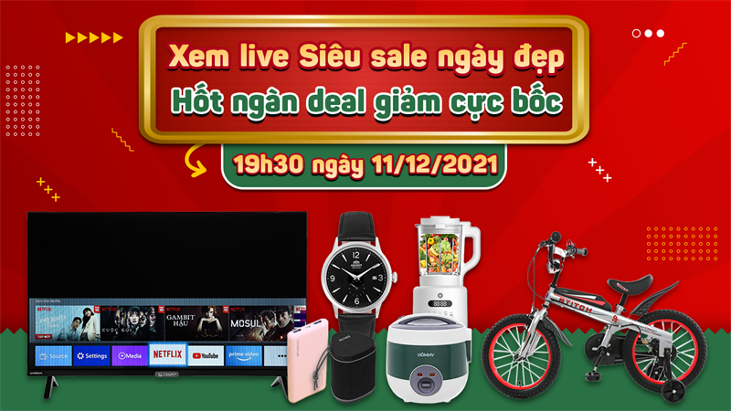 Livestream Trung Tâm Bảo Hành: Săn deal khủng giảm đến 50%