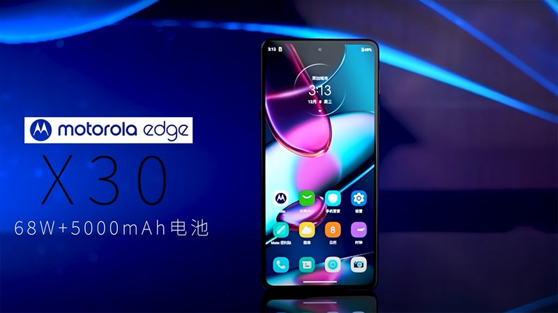 Moto Edge X30 được trang bị viên pin dung lượng 5.000 mAh cùng sạc nhanh 68 W Moto Edge X30 được trang bị viên pin dung lượng 5.000 mAh cùng sạc nhanh 68 W