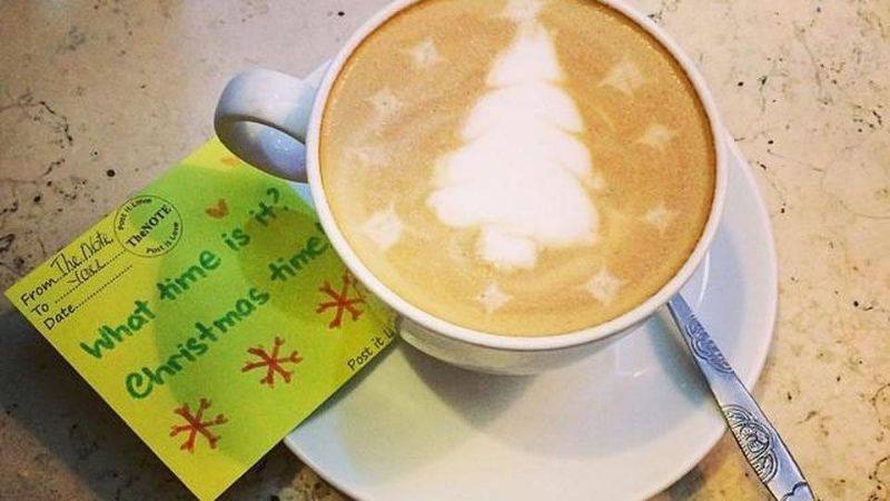 Uống cà phê và gửi thông điệp yêu thương tại The note Coffee.