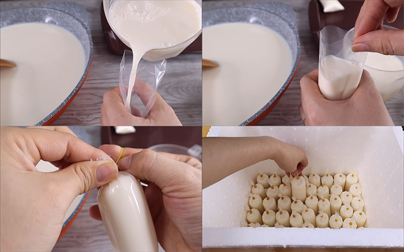 Cách làm sữa chua túi ủ bằng nồi cơm điện không cần nước