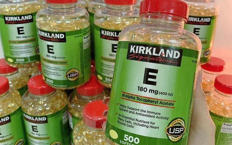 Kirkland Vitamin E 400 IU viên uống
