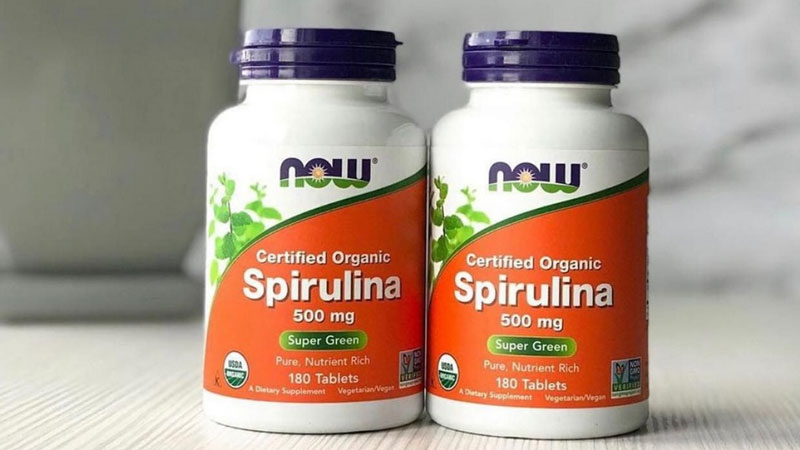 Viên uống tảo xoắn spirulina Now Foods được chế biến theo tiêu chí lọc sạch, giàu chất dinh dưỡng và cũng nói không với chất tăng trưởng, chất kết dính