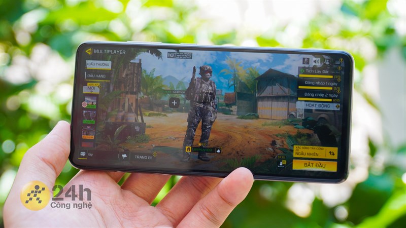 Chơi game với Galaxy A52s 5G