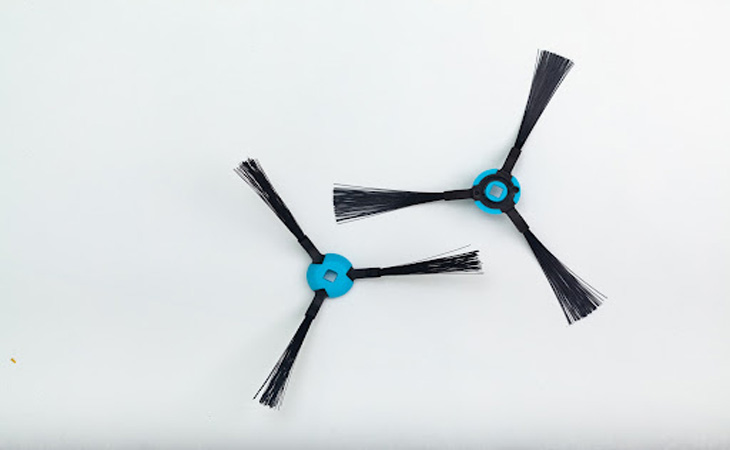 Nên lựa chọn chổi quét robot hút bụi thay thế nào chất lượng? > Cấu tạo và chất liệu chổi quét robot hút bụi