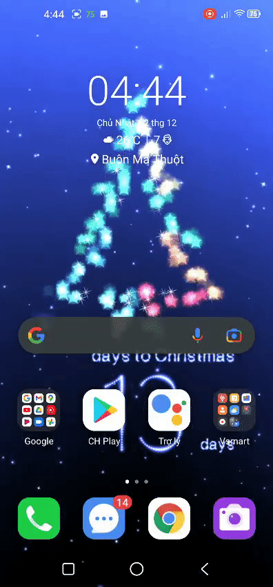 Hình nền động đếm ngược giáng sinh 2021