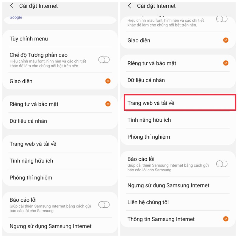 thay đổi thư mục tải xuống trong samsung internet thay đổi thư mục tải xuống trong samsung internet