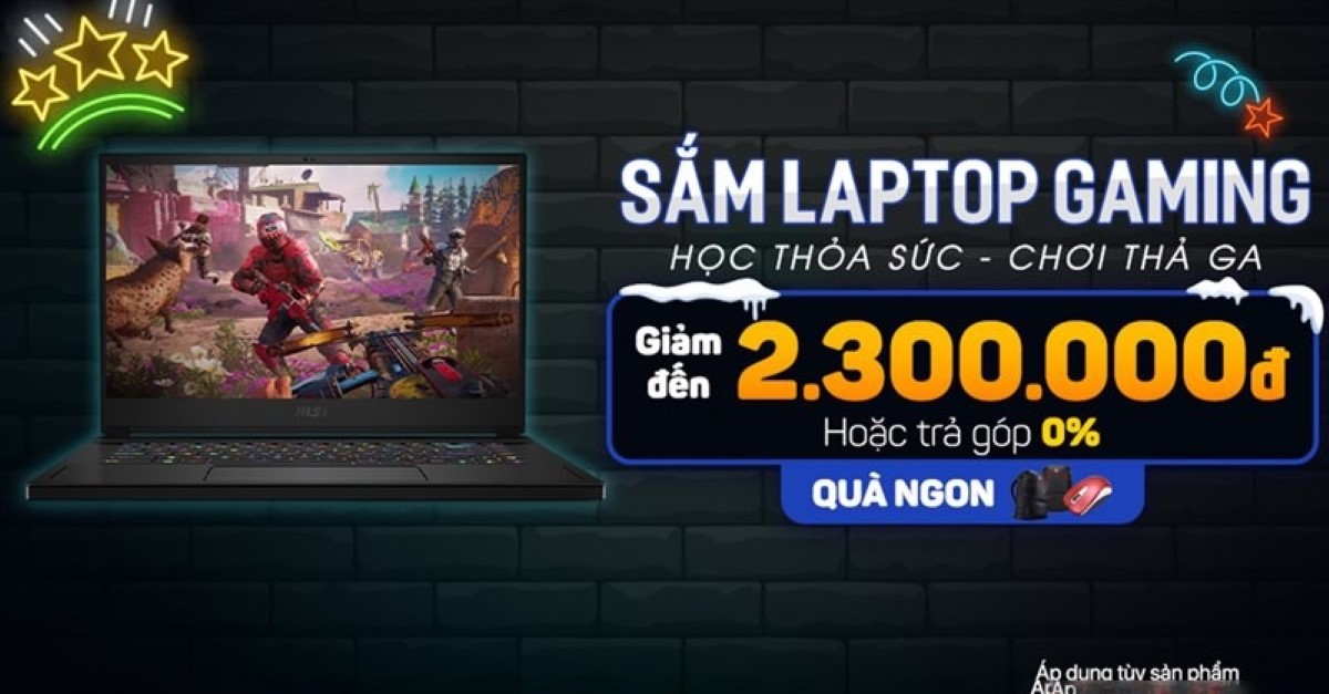 Deal HOT cho game thủ: Laptop gaming thiết kế siêu ngầu giảm ngon lành đến 2.3 triệu đồng, mua còn có quà