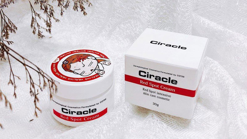 Ciracle Red Spot Cream giảm tăng tiết bã nhờn và giảm mụn viêm sưng