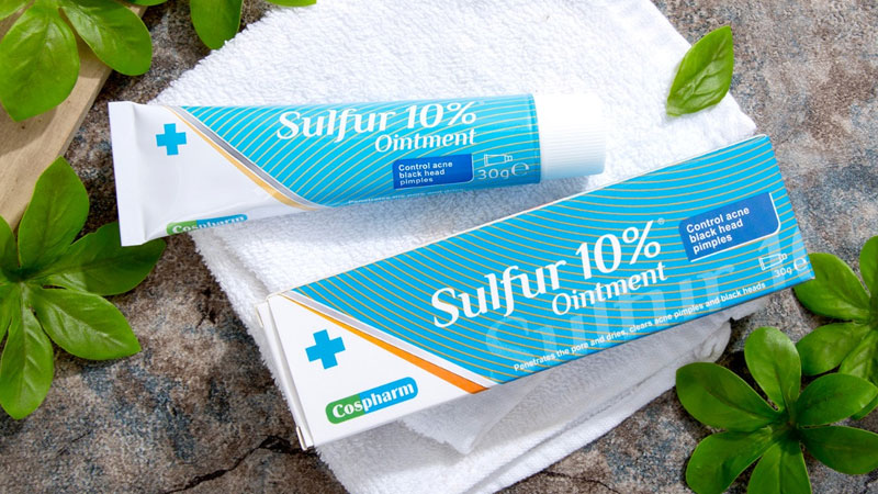 Sulfur Ointment 10% là loại kem dùng phải rửa sạch sau khi thoa
