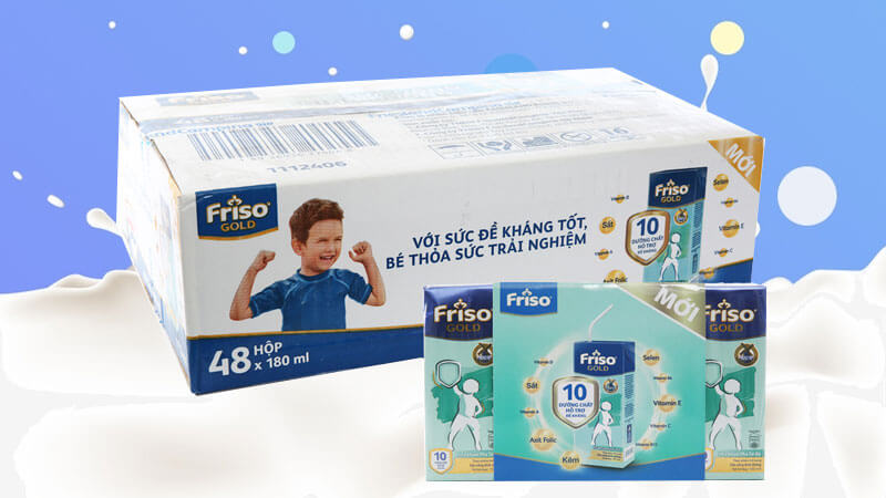 Friso Gold thích hợp cho trẻ từ 3 tuổi trở lên