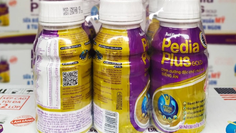 Bộ 6 bình sữa bột pha sẵn Nuti Pedia Plus cho bé