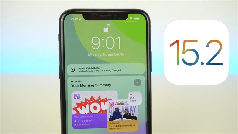 Cách cập nhật iOS 15.2 chính thức