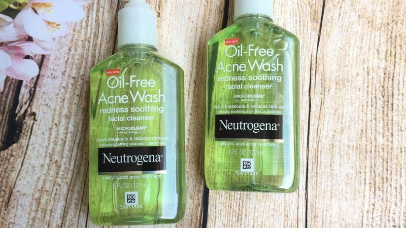 Sữa rửa mặt Neutrogena Oil Free Acne Wash Redness Soothing Facial Cleanser