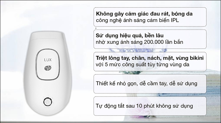 Máy triệt lông mini tốt nhất hiện nay, kinh nghiệm mua máy triệt lông > Công nghệ IPL