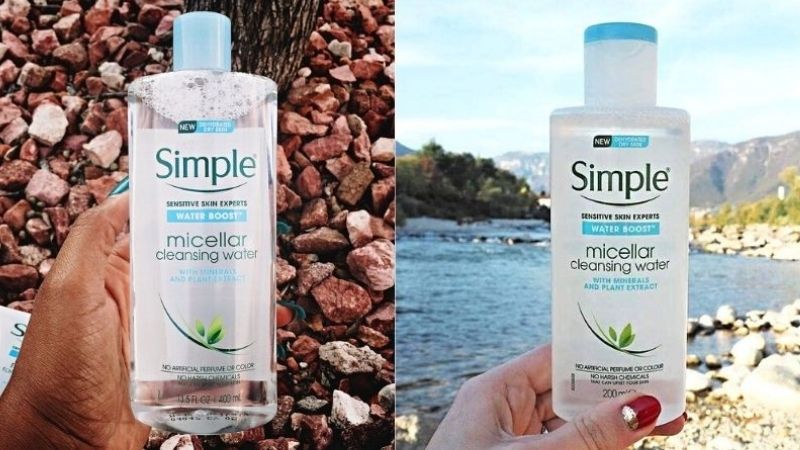 Nước tẩy trang Simple Water Boost Cleansing Micellar Water