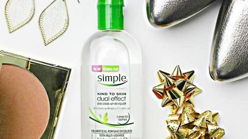 Nước tẩy trang mắt và môi Simple Kind To Skin