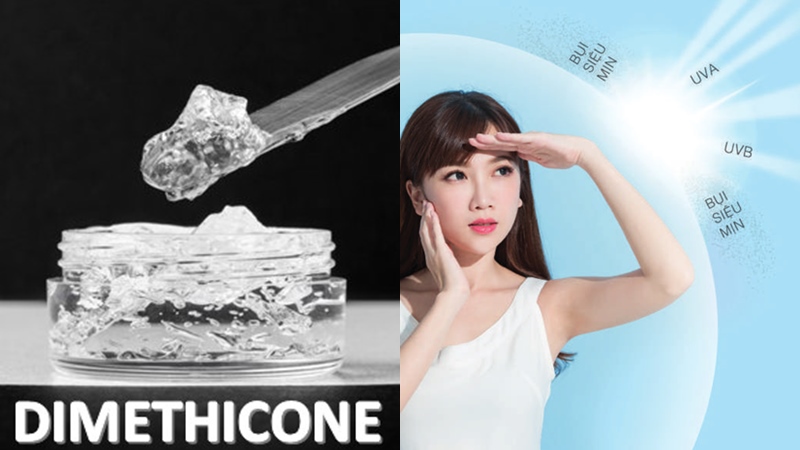 Dimethicone có thể giúp da chống lại ánh sáng mặt trời