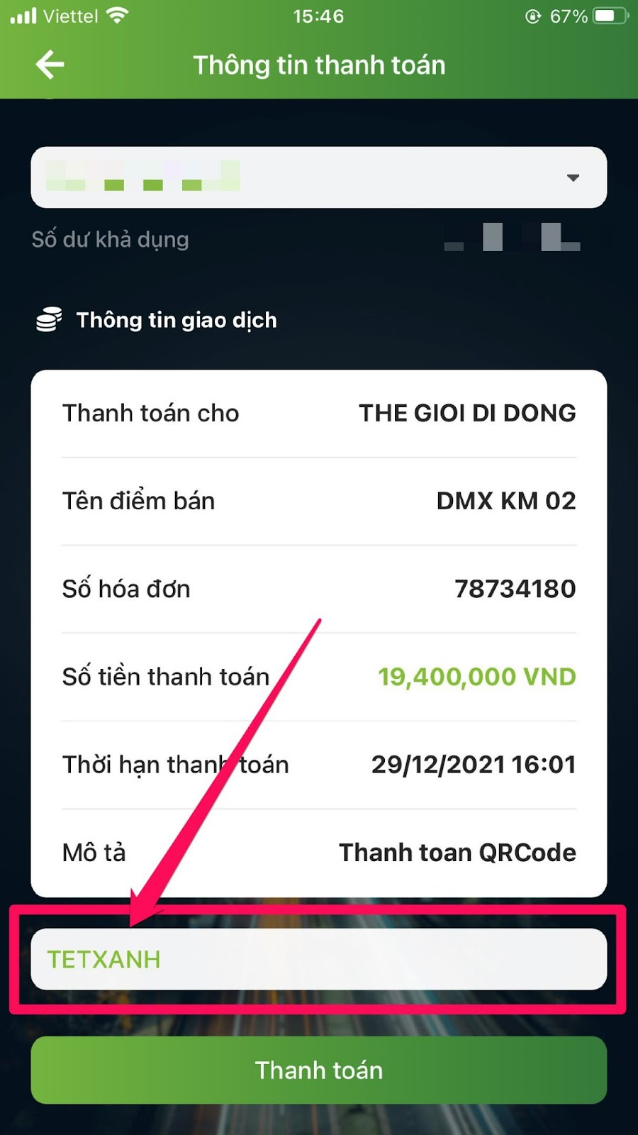 Nhập mã TETXANH để được hưởng ưu đãi. Nhập mã TETXANH để được hưởng ưu đãi.