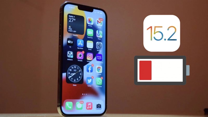 iOS 15.2 có bị hao pin không?