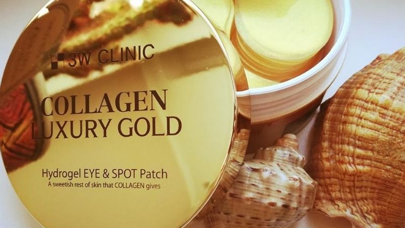 Mặt nạ mắt Collagen vàng 3W Clinic Deluxe
