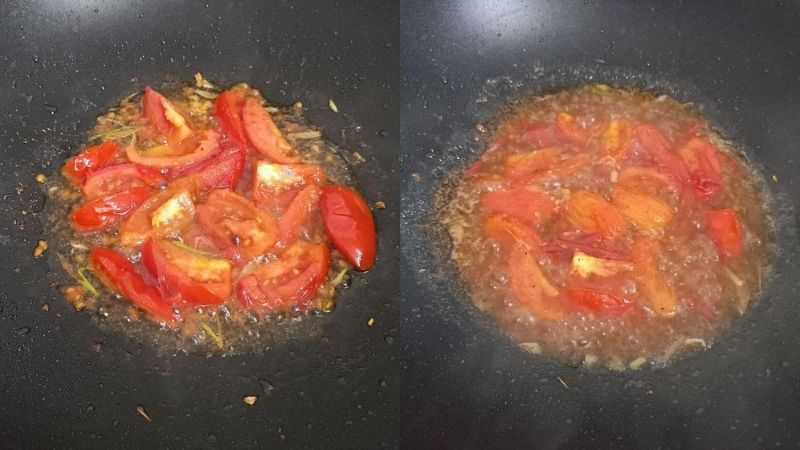 Làm sốt cà chua