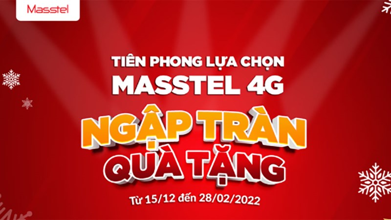 Mua Điện thoại Masstel 4G, cơ hội trúng thưởng tới 200 giải giá trị