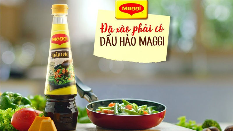 Dầu hào Maggi thích hợp cho nhiều món ăn