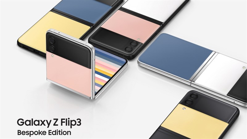 Galaxy Z Flip 3 Bespoke Edition. Nguồn: SamSung