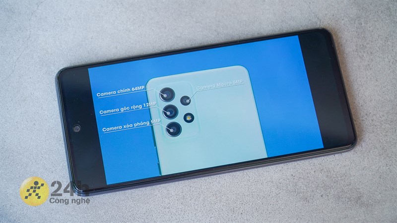Samsung Galaxy A52s cho khả năng hiển thị màu sắc vô cùng là đẹp mắt