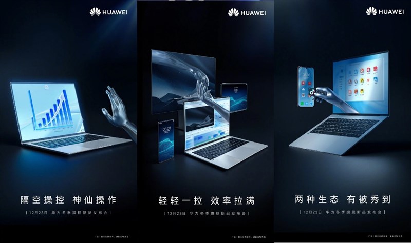 Huawei sẽ ra mắt máy tính xách tay MateBook thế hệ tiếp theo vào ngày 23/12